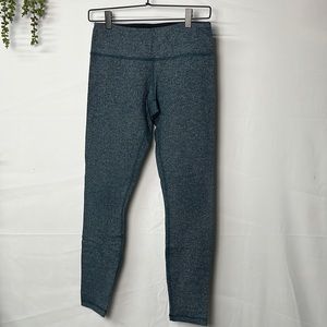 Lululemon | Wunder Under Heathered Herringbone Blue
